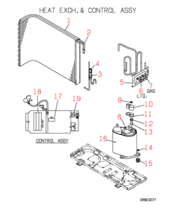 SRC408CENF-A HEAT EXCH. AND CONTROL
