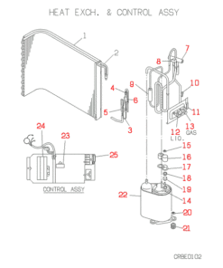 SRC408HENF-A2 HEAT EXCH. AND CONTROL