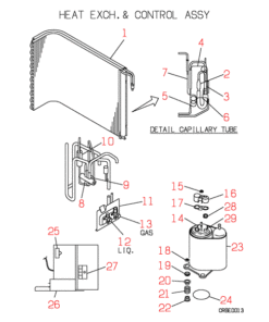 SRC458HENF-A HEAT EXCH. AND CONTROL