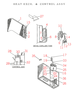 SRC503HENF HEAT EXCH. AND CONTROL