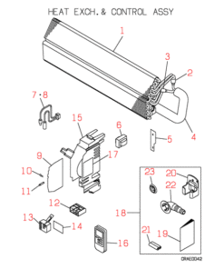 SRK328HENF-A2 HEAT EXCH. AND CONTROL