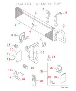 SRK388HENF-A HEAT EXCH. AND CONTROL
