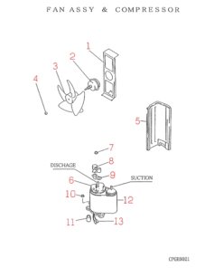 FDC204HEN FAN AND COMPRESSOR