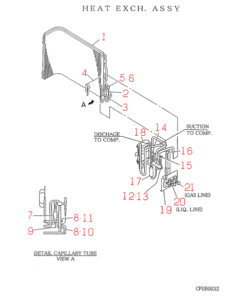 FDC204HEN HEAT EXCH. ASSY
