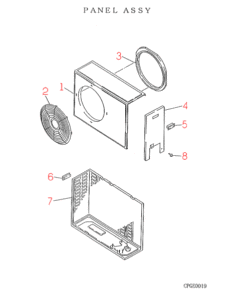 FDC204HEN PANEL ASSY