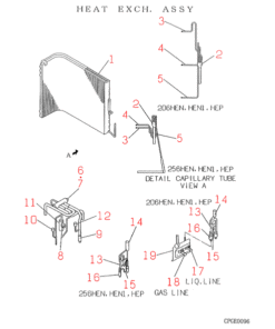 FDC206HEN HEAT EXCH. ASSY
