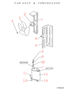 FDC254HEN FAN AND COMPRESSOR