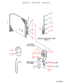 FDC254HEN HEAT EXCH. ASSY