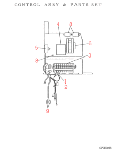 FDC256HEN CONTROL AND PARTS SET