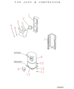 FDC256HEN2 FAN AND COMPRESSOR
