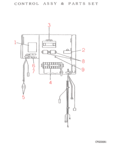 FDC306HEN CONTROL AND PARTS SET
