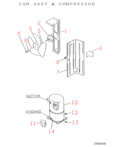 FDC306HEN FAN AND COMPRESSOR