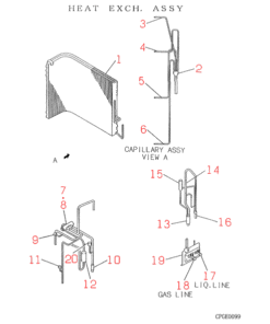 FDC306HEN HEAT EXCH. ASSY