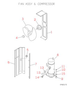 FDC308HEN FAN AND COMPRESSOR