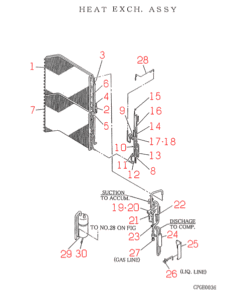 FDC404HES HEAT EXCH. ASSY