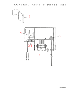 FDC406CES CONTROL AND PARTS SET