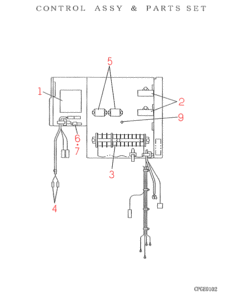 FDC406HES CONTROL AND PARTS SET