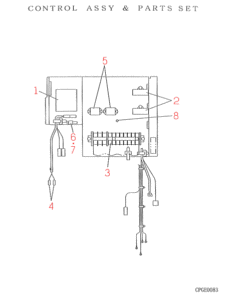 FDC506HES2 CONTROL AND PARTS SET