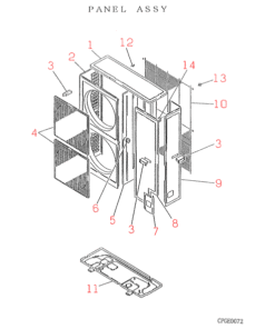 FDC506HES2 PANEL ASSY