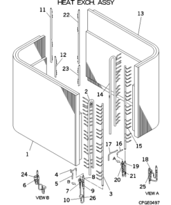 FDC615KXRE6/A HEAT EXCH. ASSY