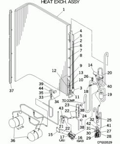 FDCA140HKXES4R HEAT EXCH. ASSY