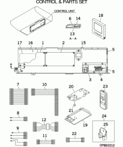 FDE125VH/1 CONTROL AND PARTS SET