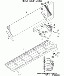 FDE140VH/1 HEAT EXCH. ASSY