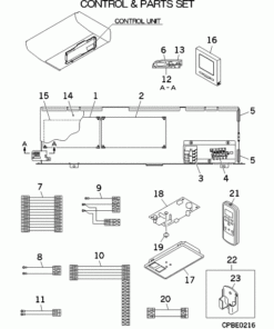 FDE45KXZE1/F CONTROL AND PARTS SET