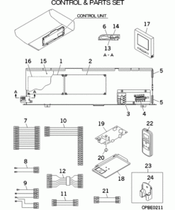 FDE50VH/1 CONTROL AND PARTS SET