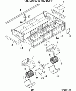 FDE50VH/1 FAN ASSY AND CABINET