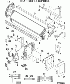 FDK22KXZE1/F HEAT EXCH. AND CONTROL