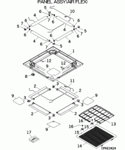 FDT160KXZE1/F PANEL ASSY(AIR FLEX)