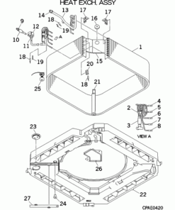 FDT36KXZE1/F HEAT EXCH. ASSY