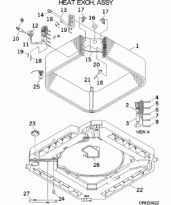 FDT56KXZE1/F HEAT EXCH. ASSY