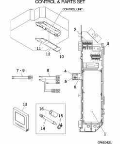 FDT90KXZE1/F CONTROL AND PARTS SET