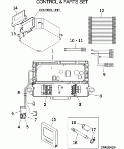 FDTC22KXZE1/F CONTROL AND PARTS SET