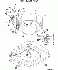 FDTC28KXZE1/F HEAT EXCH. ASSY
