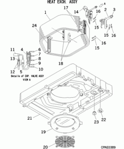 FDTW45KXE6F/F HEAT EXCH. ASSY