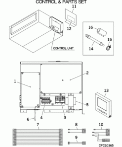 FDU112KXE6F/F CONTROL AND PARTS SET
