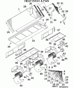 FDU224KXZE1/F HEAT EXCH. AND FAN