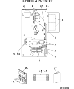 FDUA1001R CONTROL AND PARTS SET