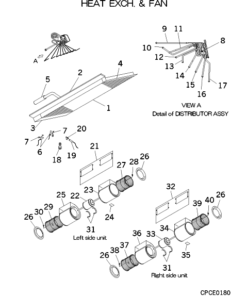 FDUA1001R HEAT EXCH. AND FAN