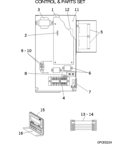 FDUA224KXE4R CONTROL AND PARTS SET