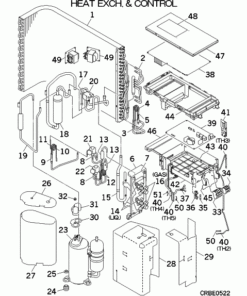 SCM40ZS-W HEAT EXCH. AND CONTROL