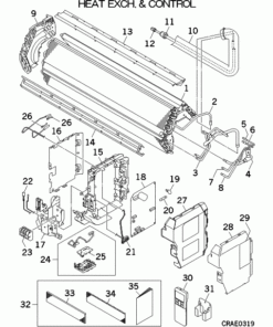SRK50ZS-S/E HEAT EXCH. AND CONTROL