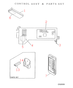 FDTN306CEN CONTROL AND PARTS SET