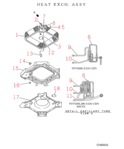 FDTN306CEN HEAT EXCH. ASSY
