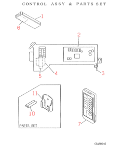FDTN406HES CONTROL AND PARTS SET