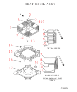FDTN505HES HEAT EXCH. ASSY