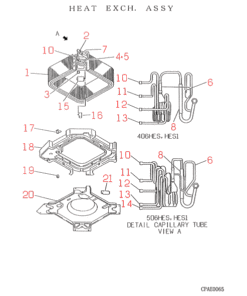 FDTN506HES HEAT EXCH. ASSY